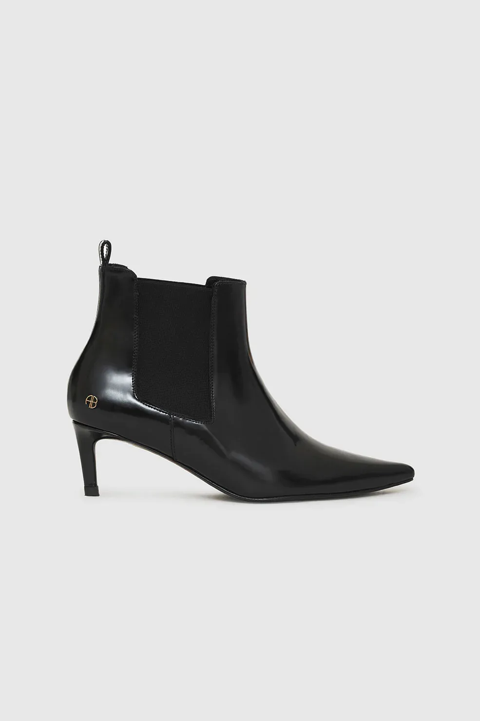Anine Bing - Stevie Boots - High-Shine Black In Black