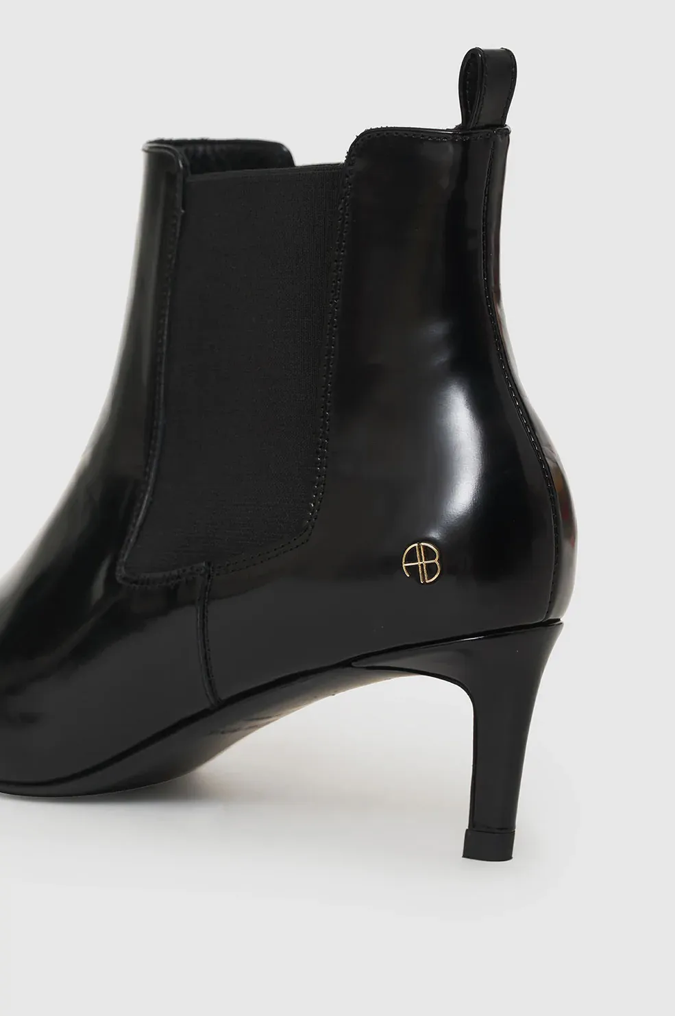 Anine Bing - Stevie Boots - High-Shine Black In Black