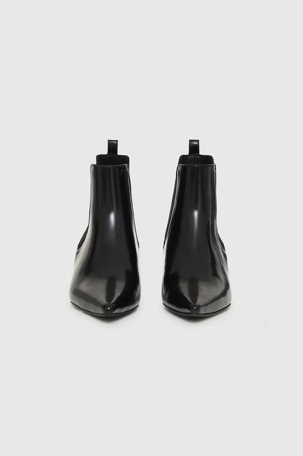 Anine Bing - Stevie Boots - High-Shine Black In Black