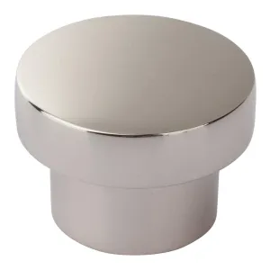 Atlas Homewares Chunky Round Knob Medium  A912-PN Polished Nickel