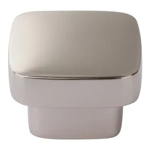 Atlas Homewares Chunky Square Knob Large A910-PN Polished Nickel