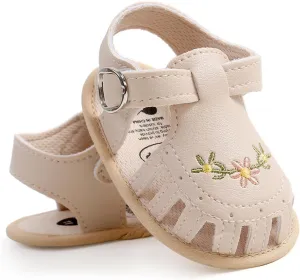 Baby Sandals Infant Boys Girls Summer Dress Flat Shoes Beach Sandals Newborn Crib Shoes First Walkers Prewalkers