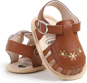 Baby Sandals Infant Boys Girls Summer Dress Flat Shoes Beach Sandals Newborn Crib Shoes First Walkers Prewalkers