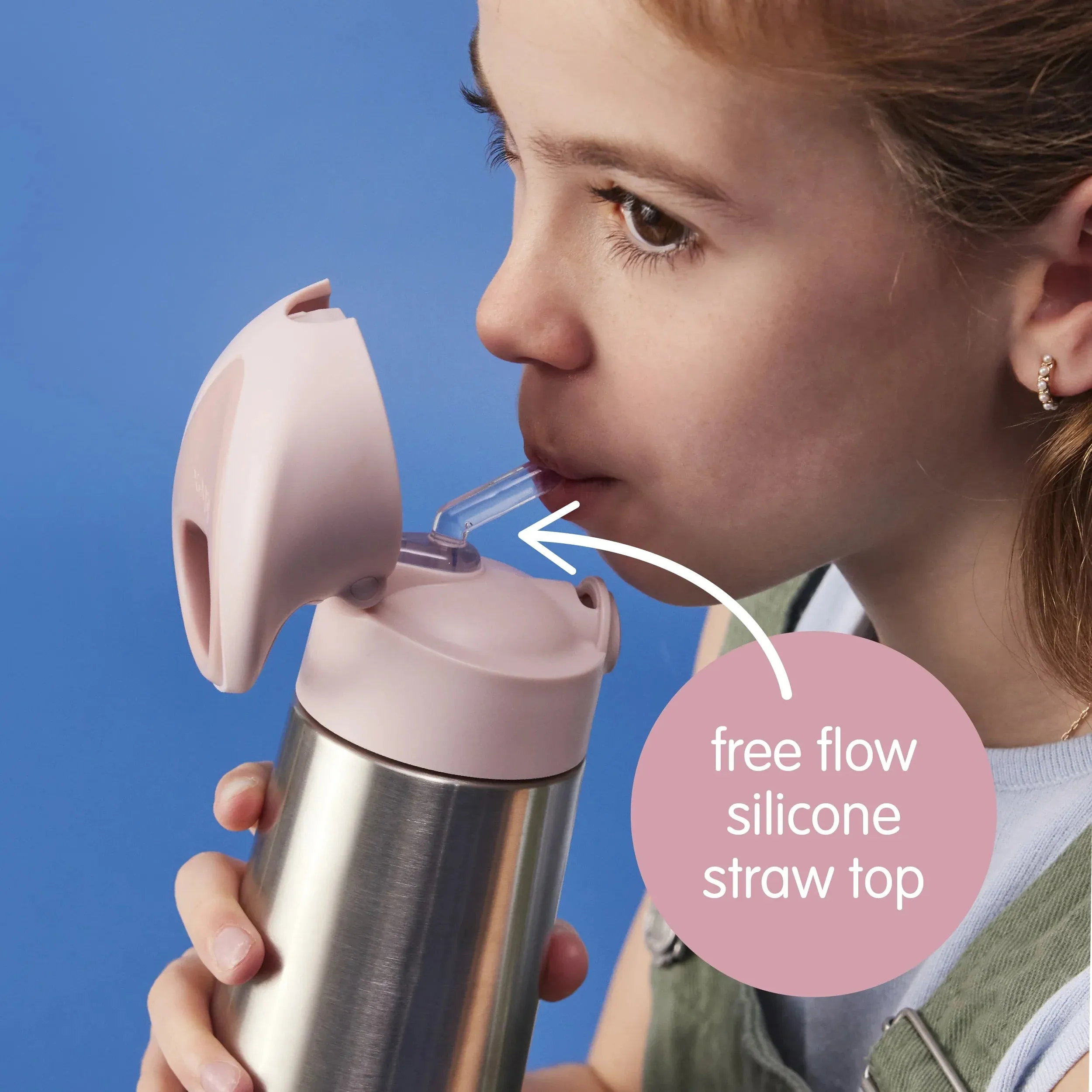 b.box Insulated Drink Bottle 500ml - Blush Crush