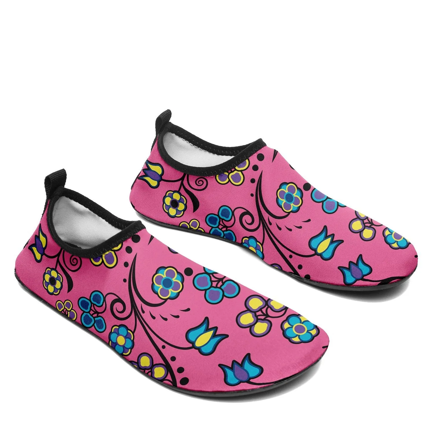 Blue Trio Bubblegum Kid's Sockamoccs Slip On Shoes