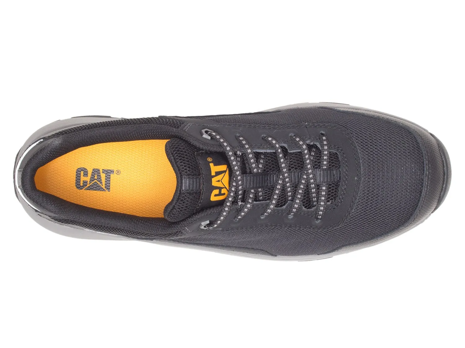 Caterpillar men's casual lace-up sneakers, black