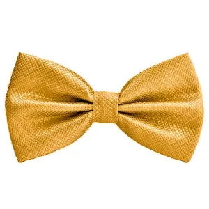 Classy Men Gold Deluxe Pre-Tied Bow Tie