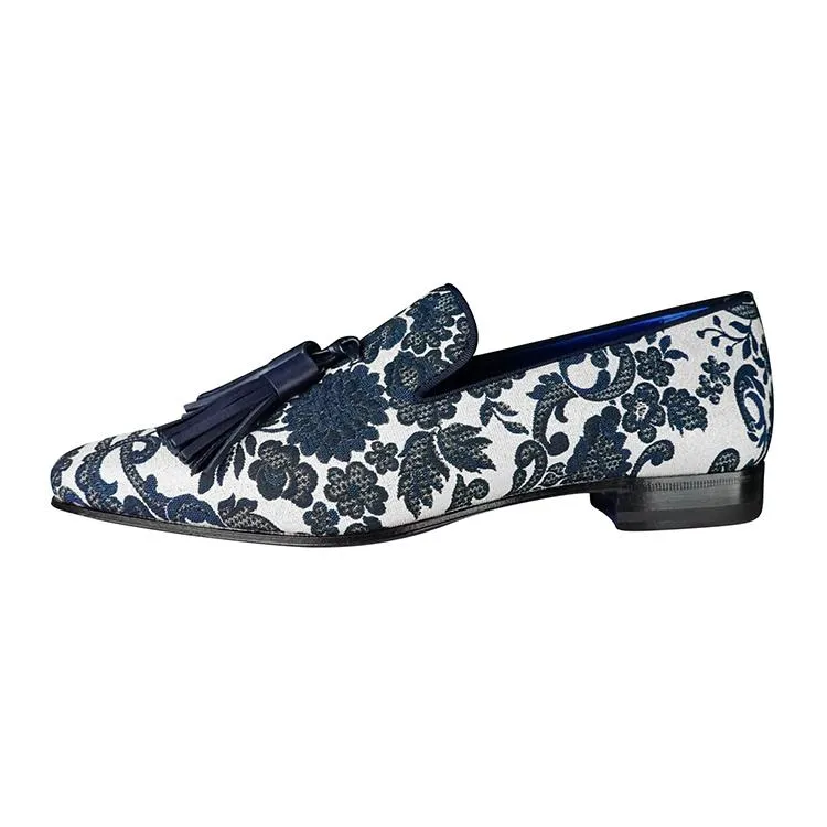 Damascus Series Lapis Tassel Loafer