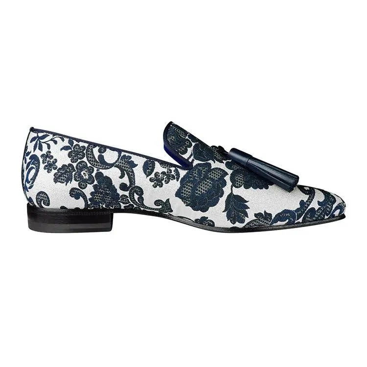 Damascus Series Lapis Tassel Loafer