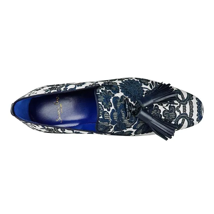 Damascus Series Lapis Tassel Loafer