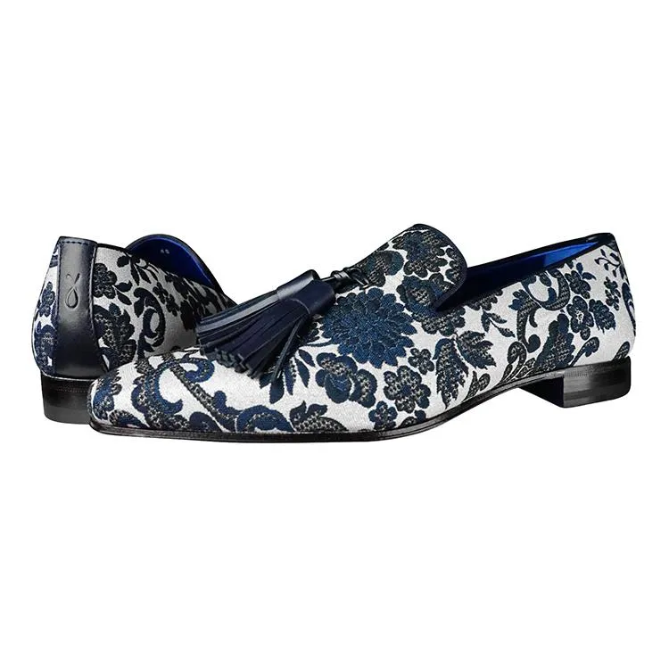 Damascus Series Lapis Tassel Loafer