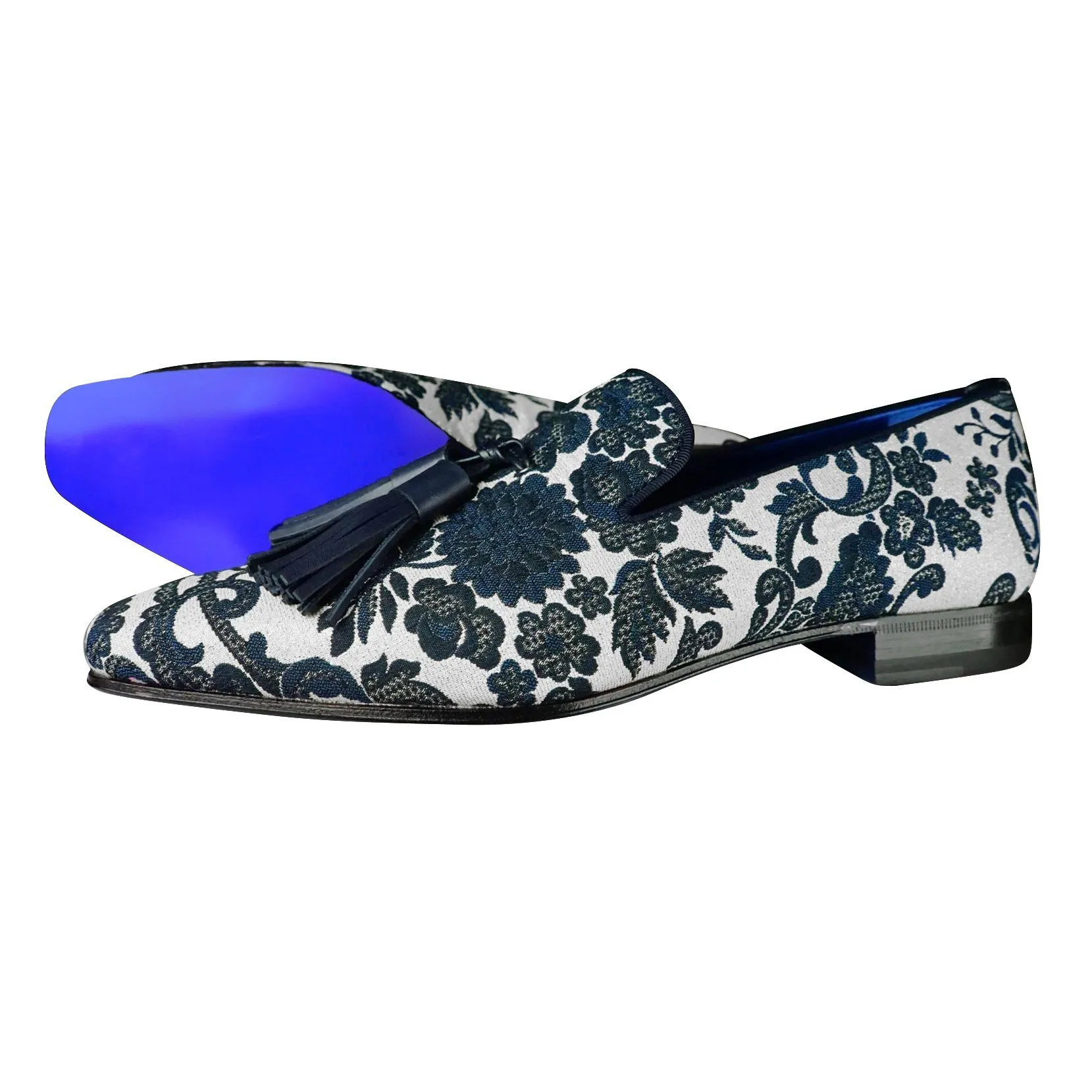 Damascus Series Lapis Tassel Loafer