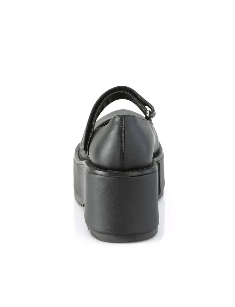 DEMONIA DOLLIE-01 - BLACK VEGAN LEATHER  ✰ PRE ORDER ✰