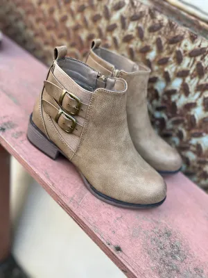 Dylan Booties (Taupe)