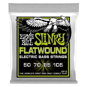 Ernie Ball Regular Slinky Flatwound Electric Bass Strings - 50-105 Gauge