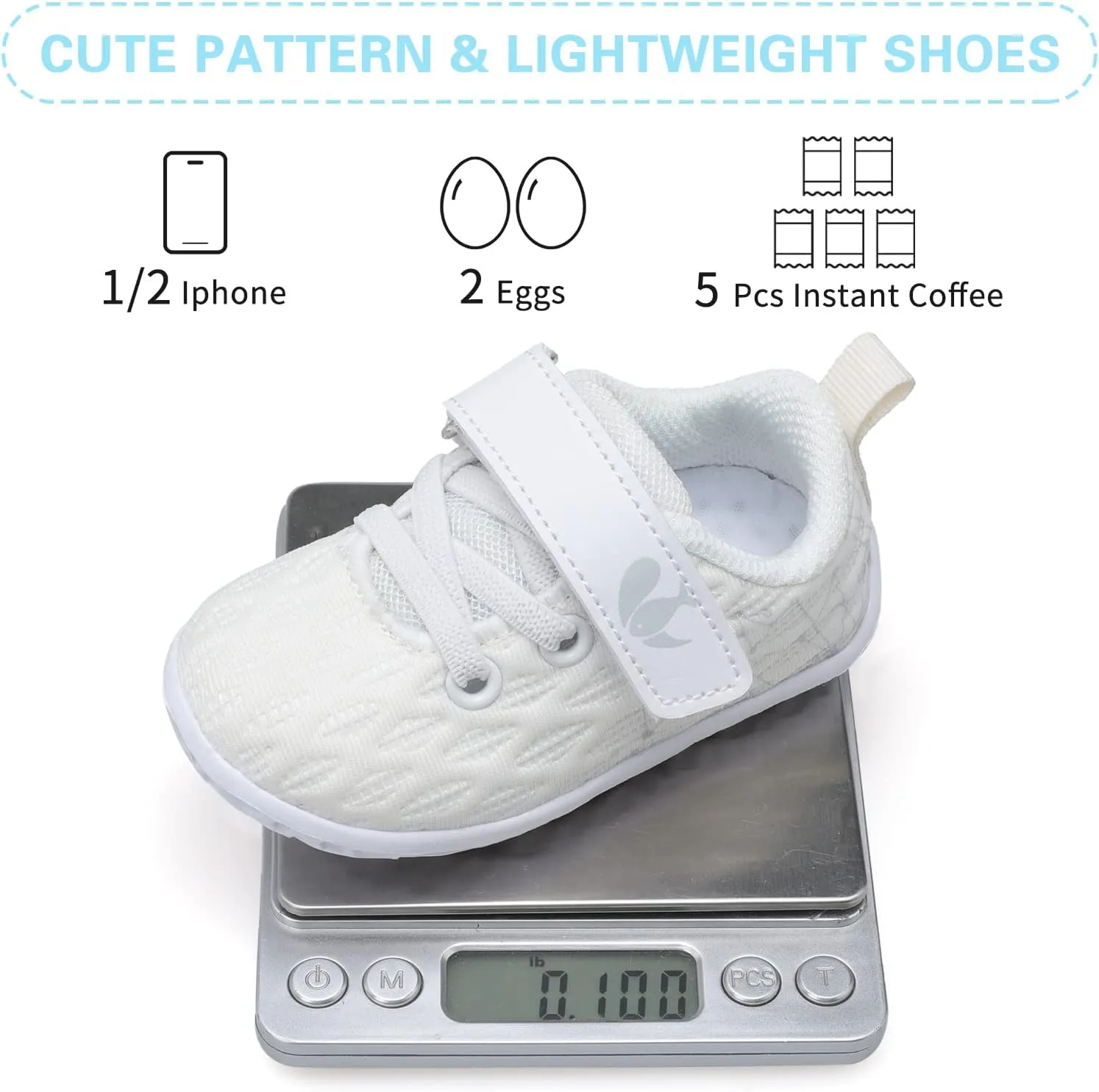 FEETCITY Baby Sneakers Boys Girls Infant Shoes First Walking Shoes Newborn Crib Shoes Toddler Slip On Shoes