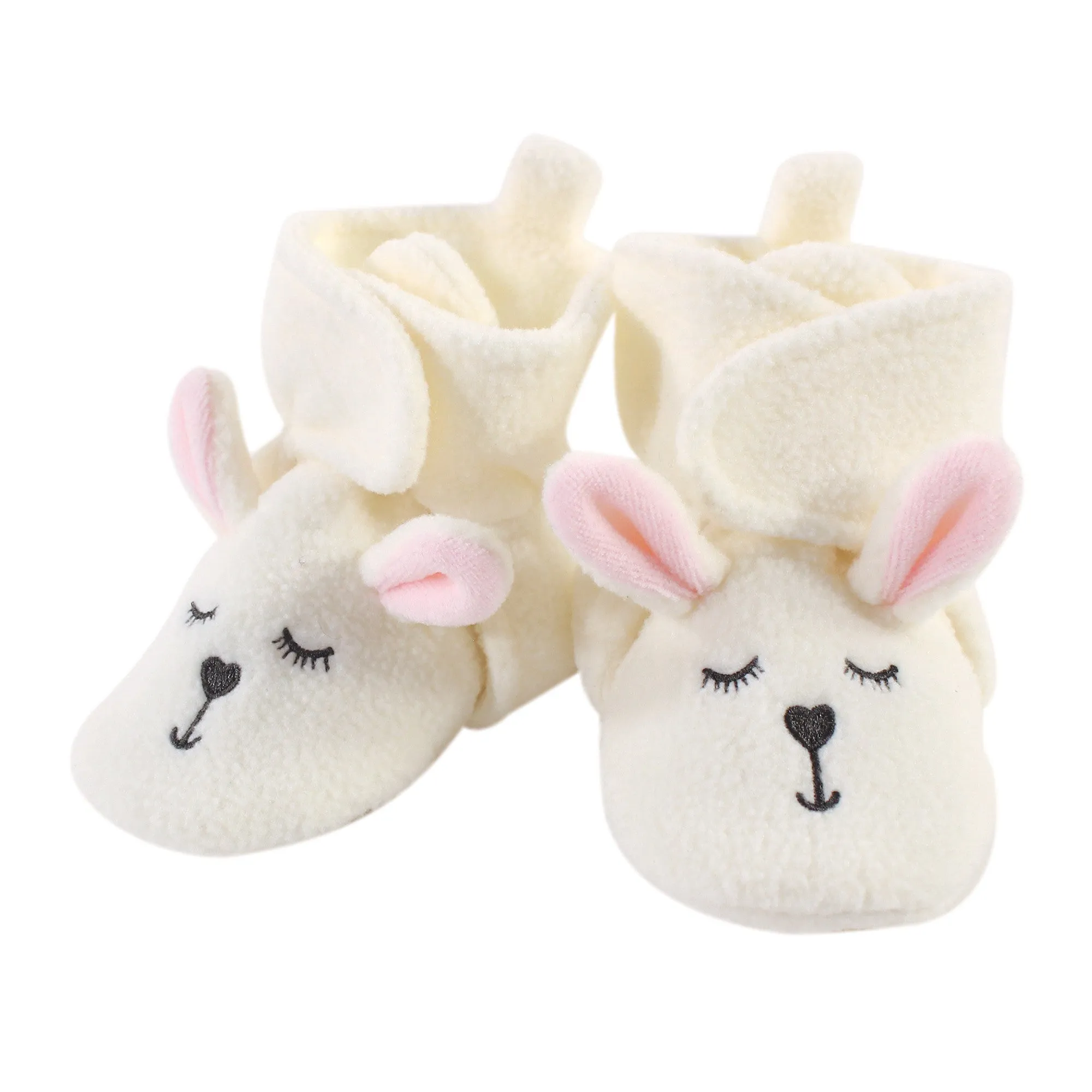 Hudson Baby Cozy Fleece Booties, Modern Bunny