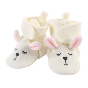 Hudson Baby Cozy Fleece Booties, Modern Bunny