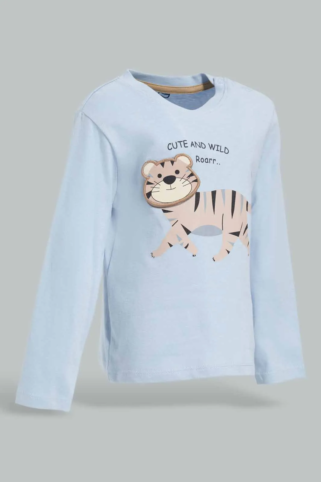 Infant Boys Blue Tiger T-Shirt