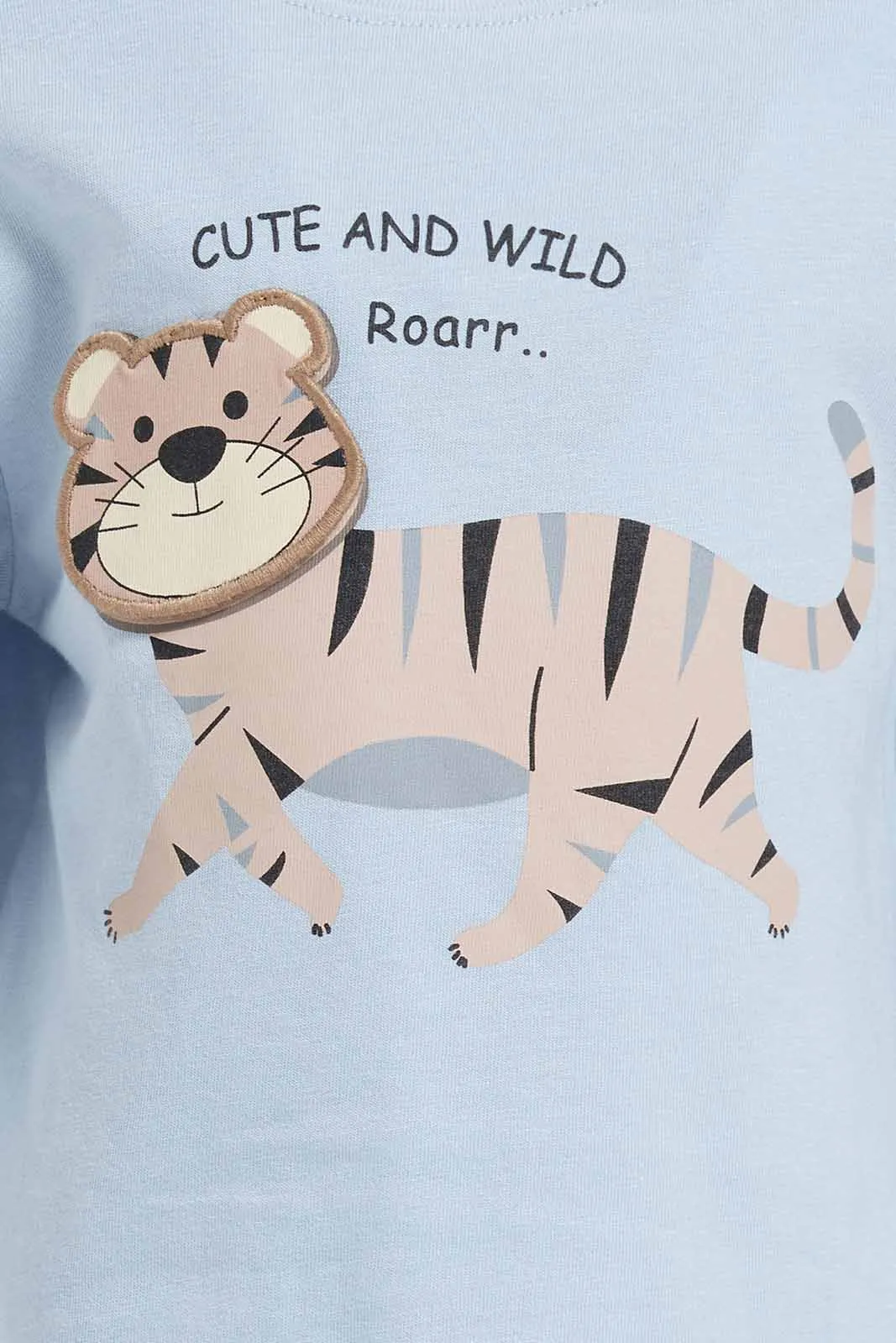 Infant Boys Blue Tiger T-Shirt
