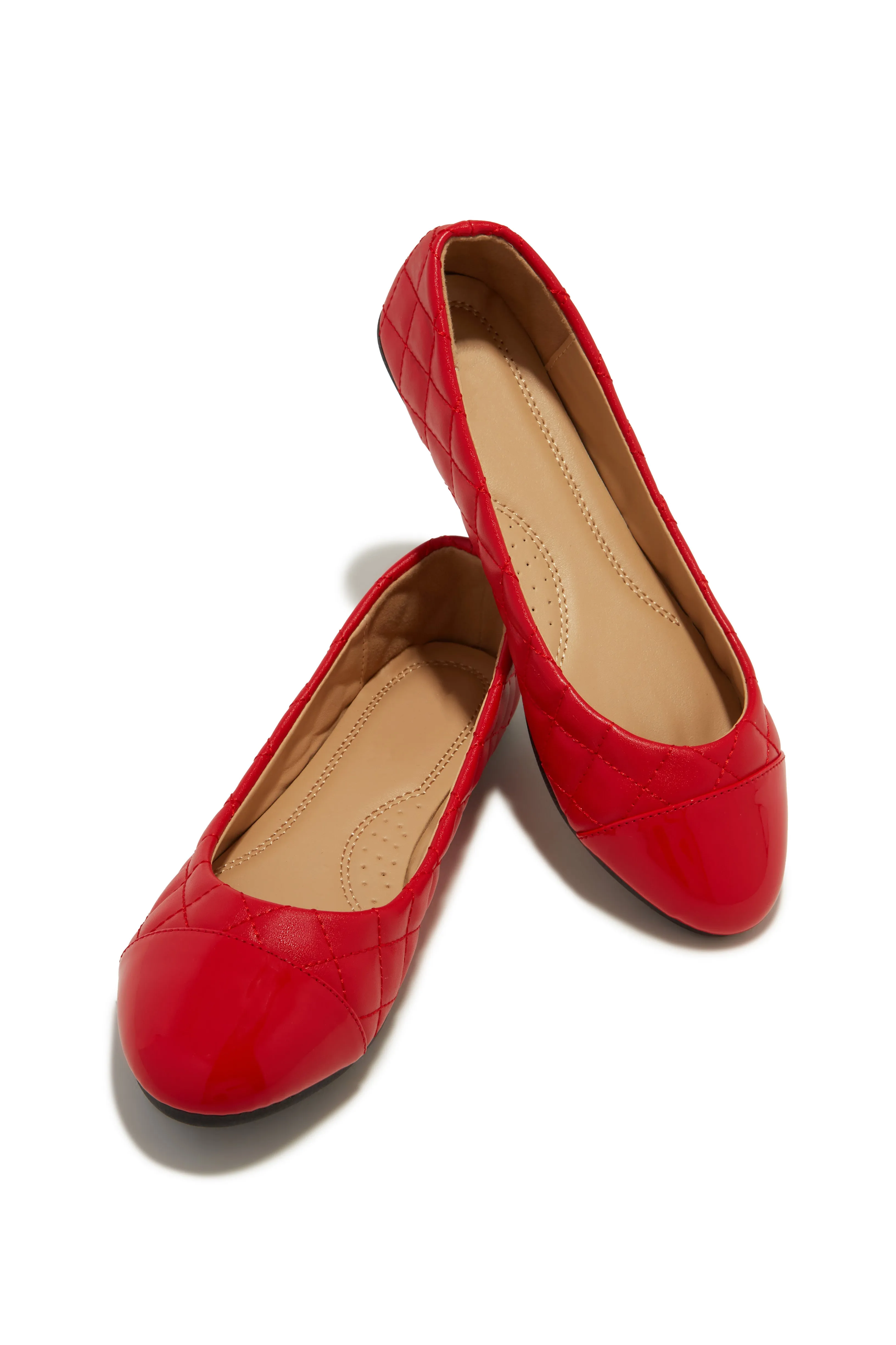 Kate Quilt Stitch Flats - Red