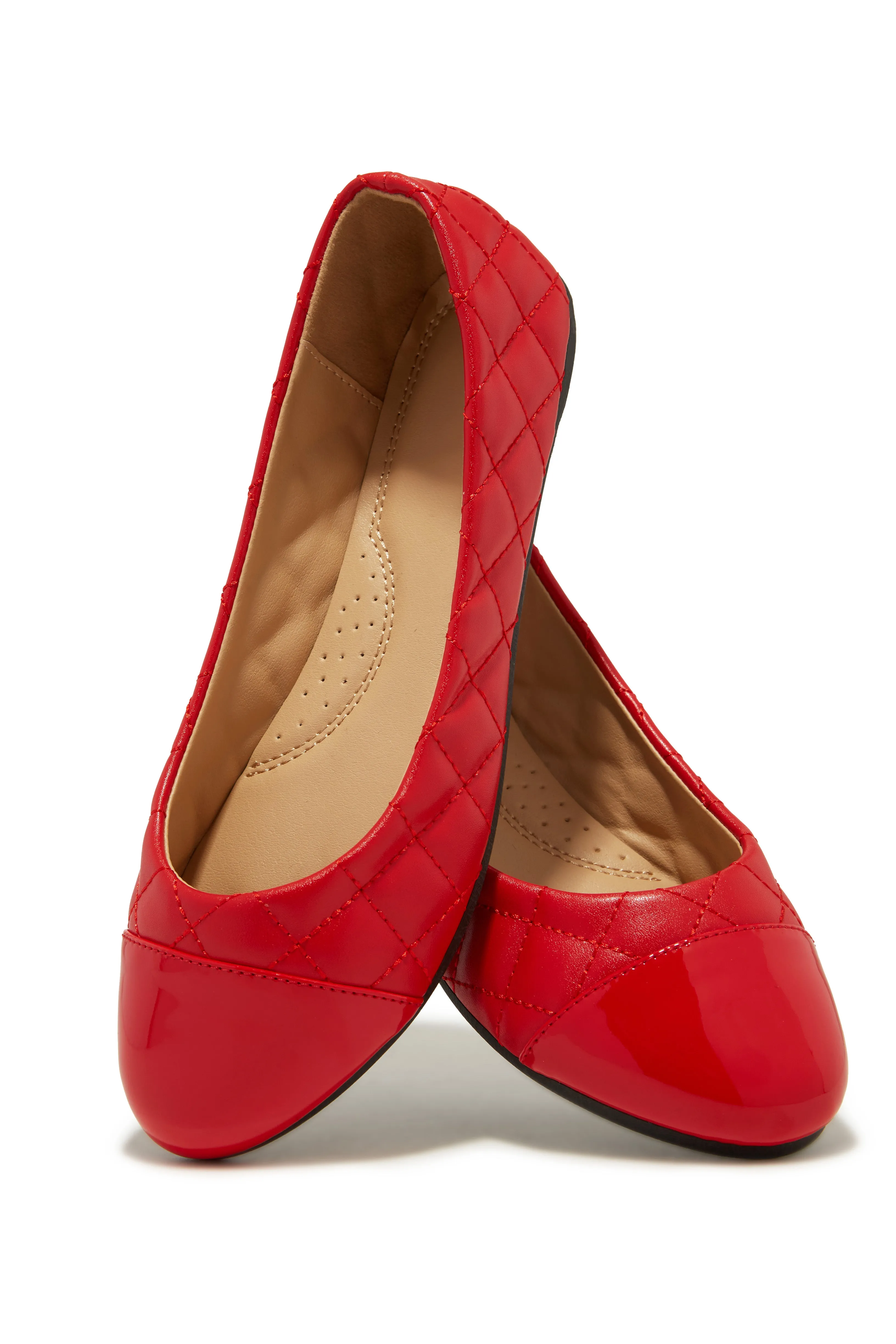 Kate Quilt Stitch Flats - Red