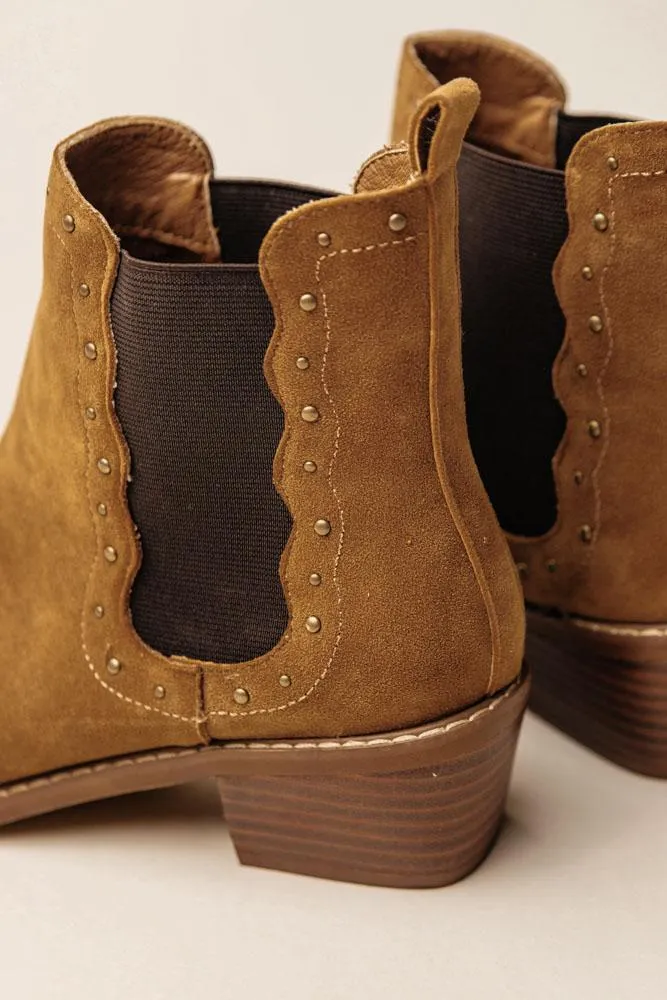 Kendrix Ankle Booties in Brown