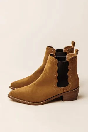 Kendrix Ankle Booties in Brown