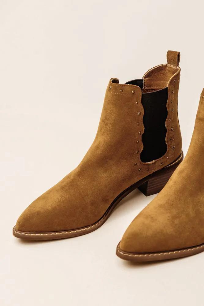 Kendrix Ankle Booties in Brown