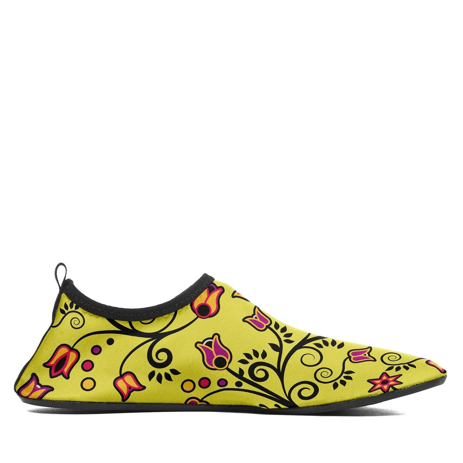 Key Lime Star Kid's Sockamoccs Slip On Shoes