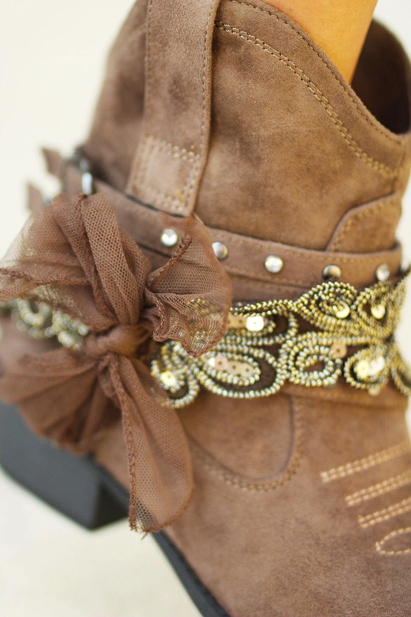 Midas Taupe Booties