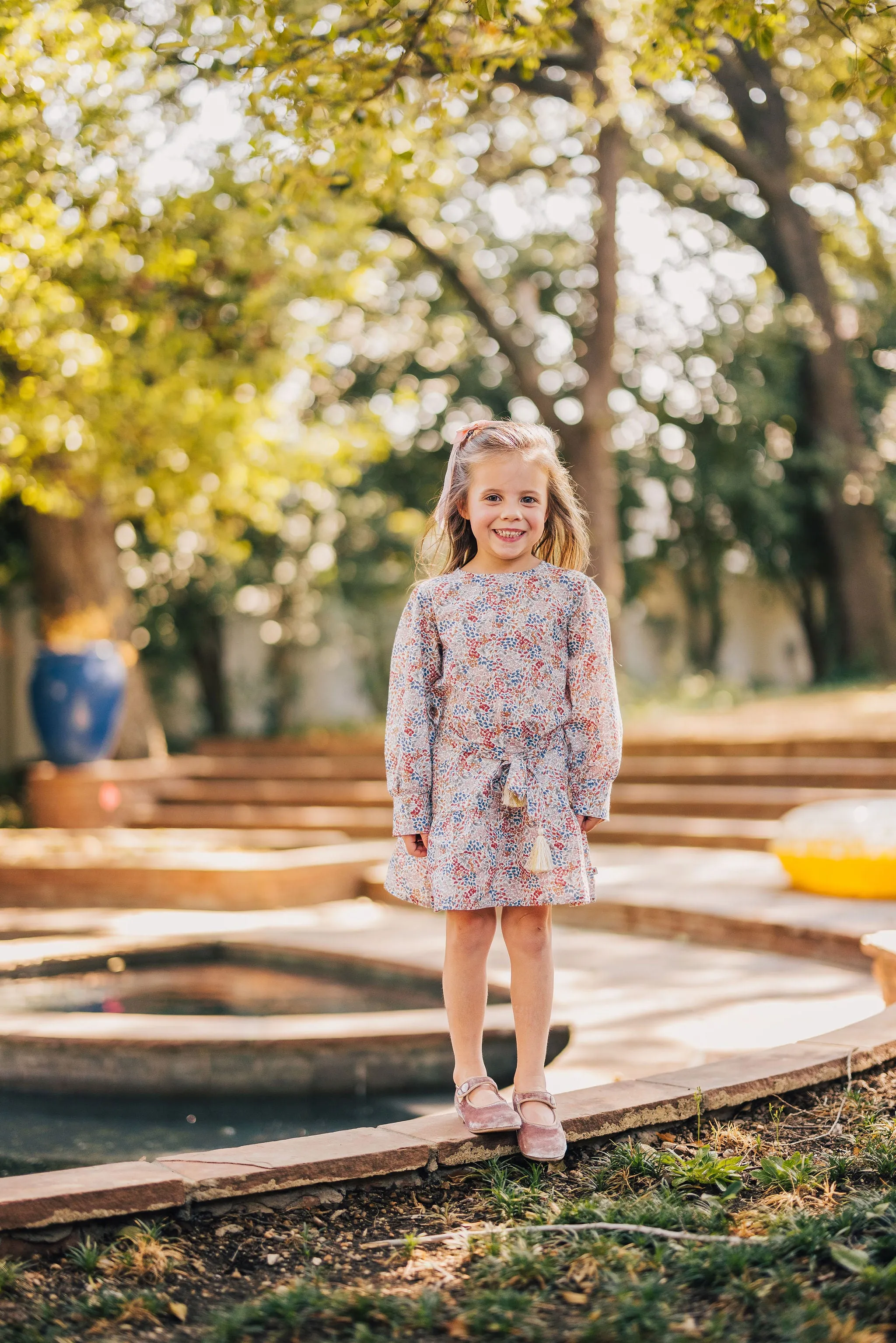 Ninon Rosewood Big Kid Dress