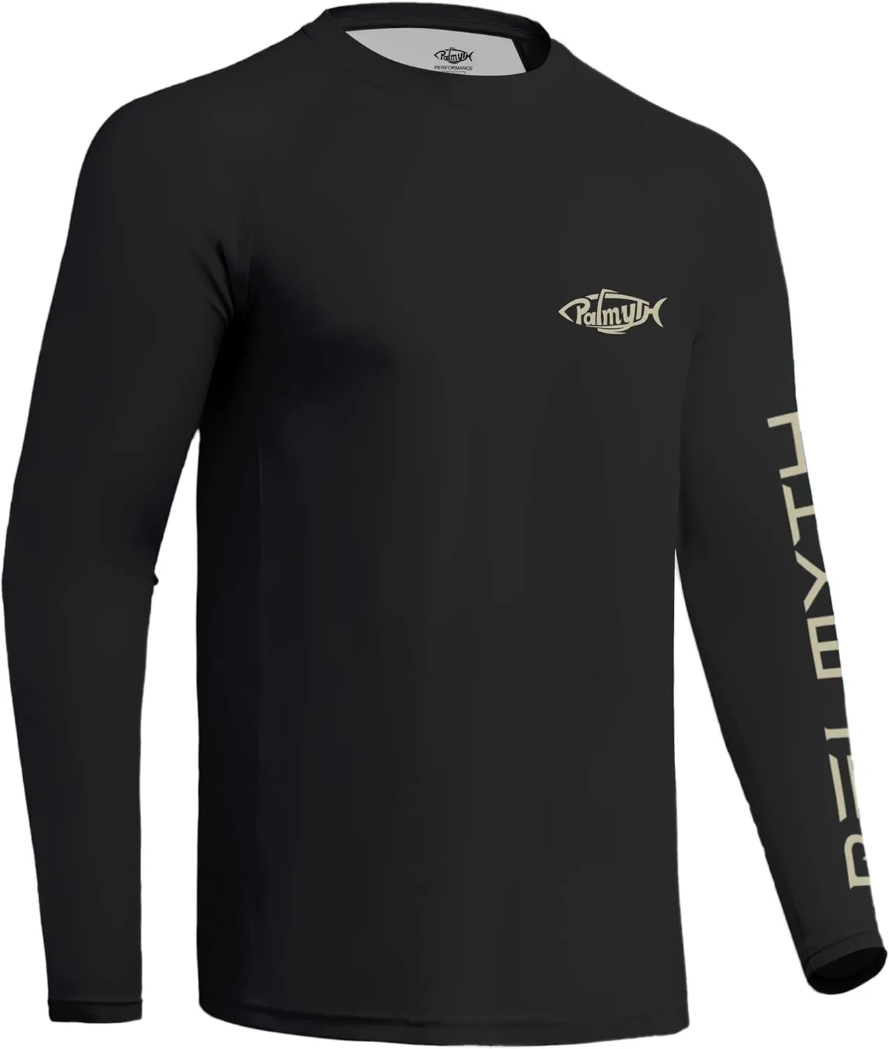 Palmyth Fishing Shirts for Men Long Sleeve UPF 50  T Shirt Sun Protection Tee