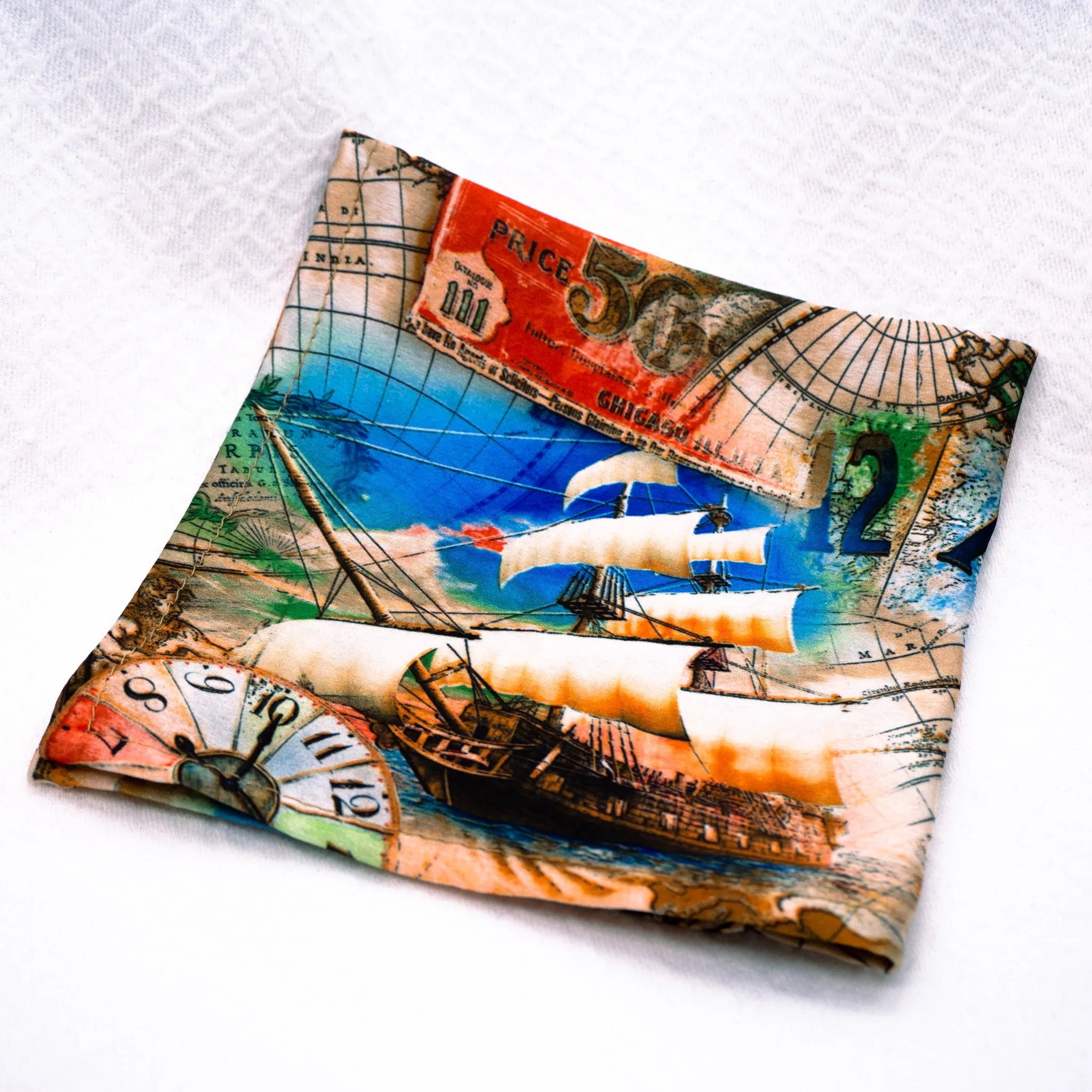 Pocket square "Travel "