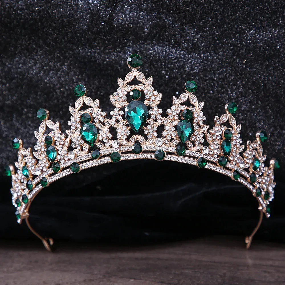 Rhinestone Crystal Crown Hair Accessories Tiara Hair Accessory