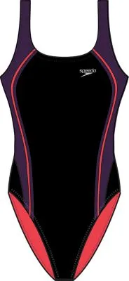 SPEEDO Solid Ribbed Quantum Splice One Piece