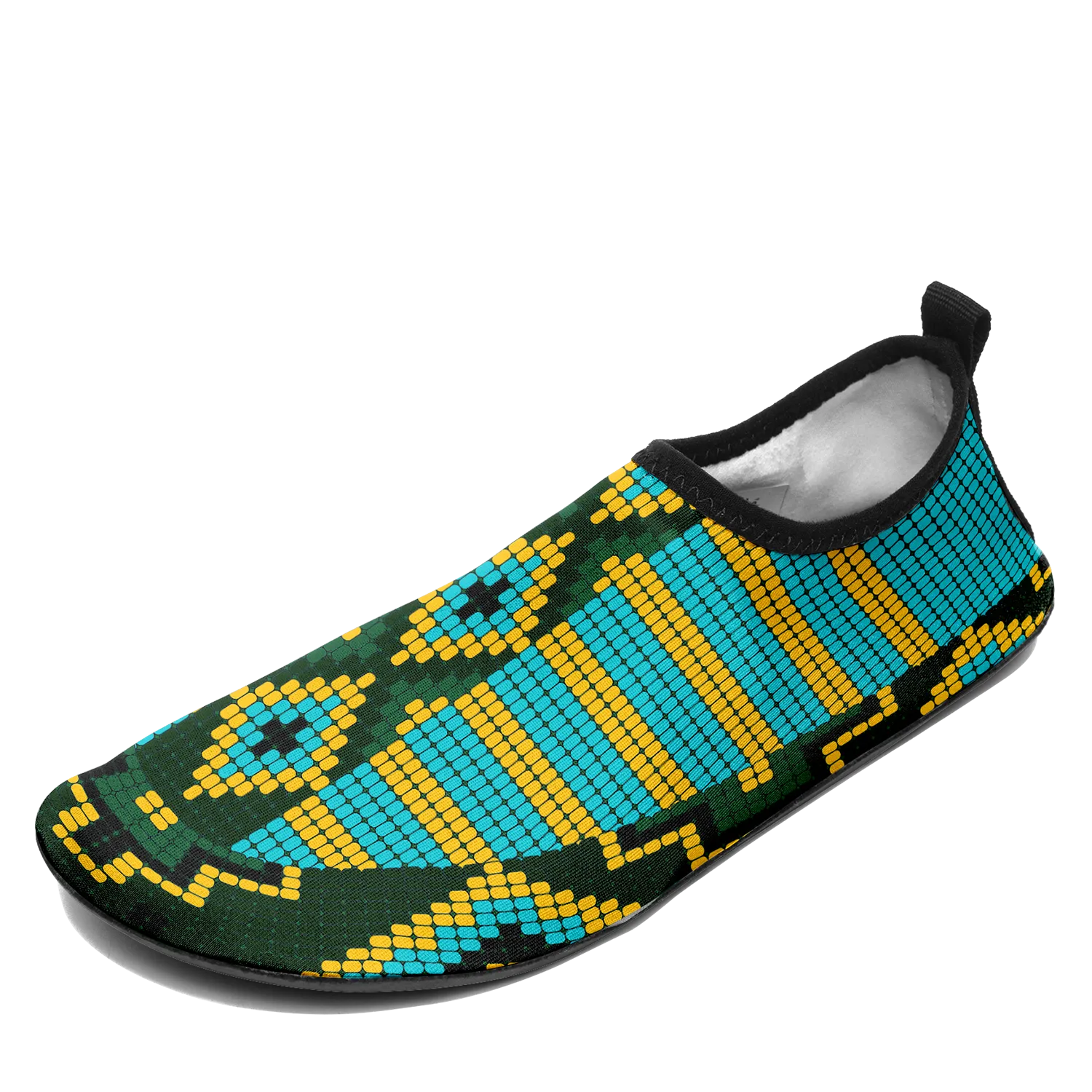 Traditional Powwow 05 Kid's Sockamoccs Slip On Shoes