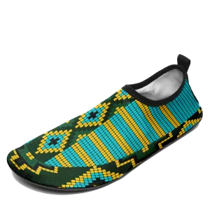 Traditional Powwow 05 Kid's Sockamoccs Slip On Shoes