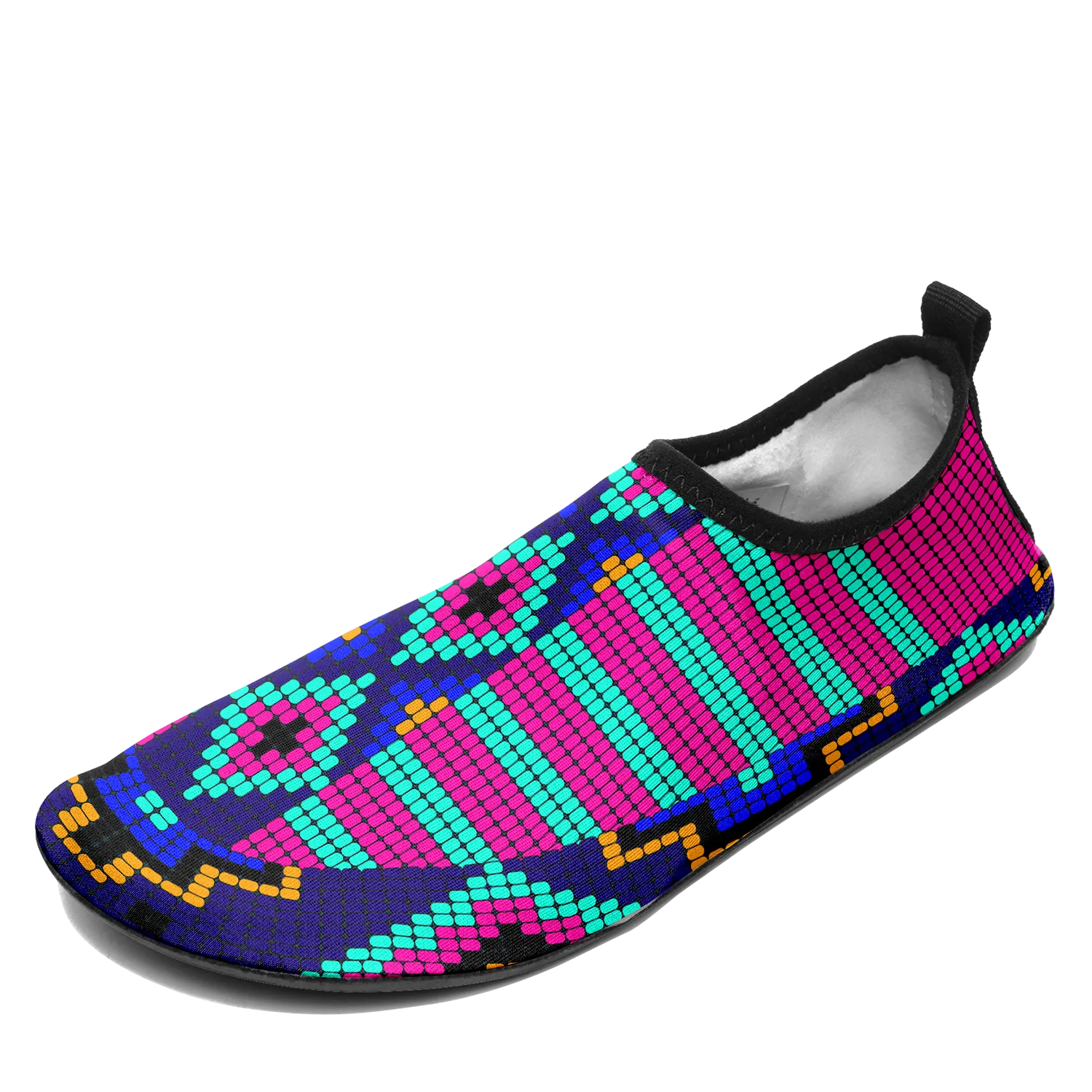 Traditional Powwow 06 Kid's Sockamoccs Slip On Shoes