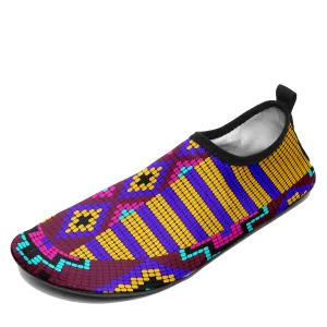 Traditional Powwow 10 Kid's Sockamoccs Slip On Shoes
