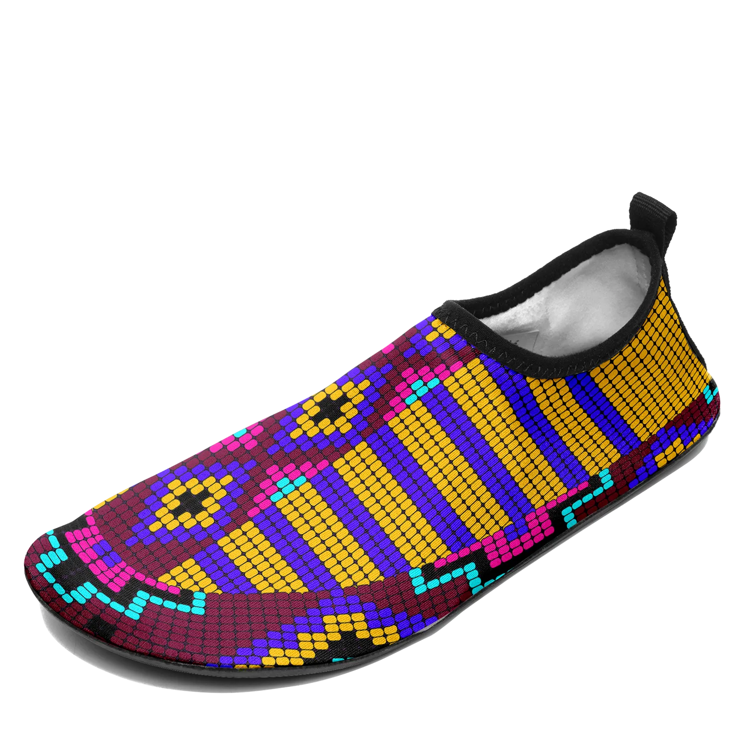Traditional Powwow 10 Kid's Sockamoccs Slip On Shoes